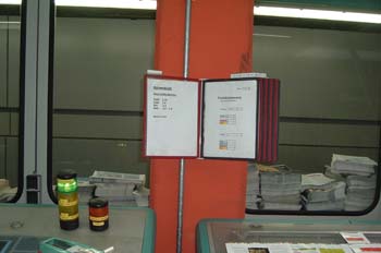 Parámetros de impresión en el puesto de control