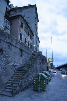 Acceso al casco histórico, Génova