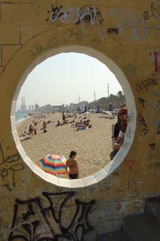 Playa de Badalona, Barcelona