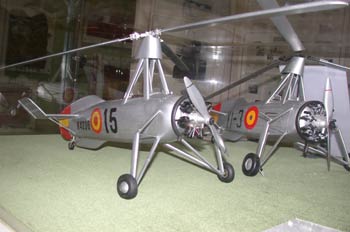 Maqueta del Autogiro C-30, Museo del Aire de Madrid