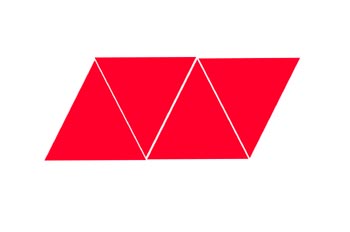 Desarrollo de un tetaedro