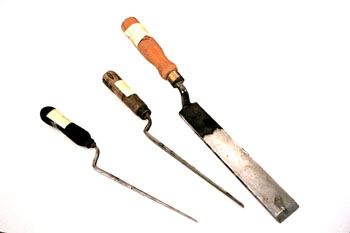 Gubia de talla acodada