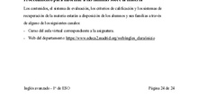 Programación Inglés Avanzado 1º ESO