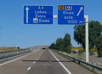 Autovía Badajoz - Lisboa, Badajoz, Extremadura