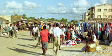 Ciudad alta y mercado, Nacala, Mozambique
