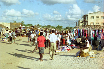 Ciudad alta y mercado, Nacala, Mozambique