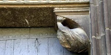 Detalle de la puerta de la Iglesia del Santo Sepulcro, Estella,