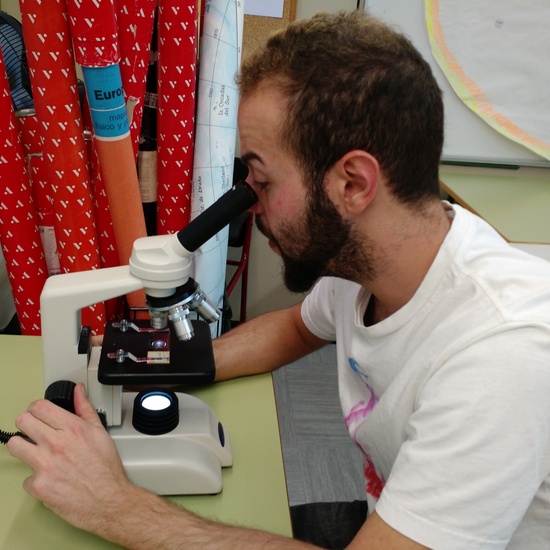 Usando el microscopio 3