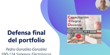 Defensa final del portafolio - CID Pedro González Grupo 08 Curso 2025/26