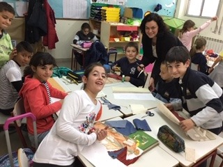 2019_03_20_4ºB_Taller de paisaje con telas_CEIP FDLR_Las Rozas 3