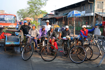 Transporte en bicicletas, Jakarta, Indonesia