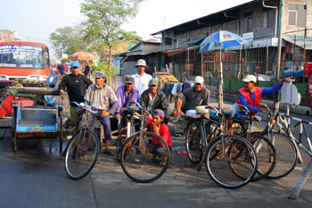 Transporte en bicicletas, Jakarta, Indonesia