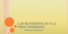 Matematicas y la vida cotidiana