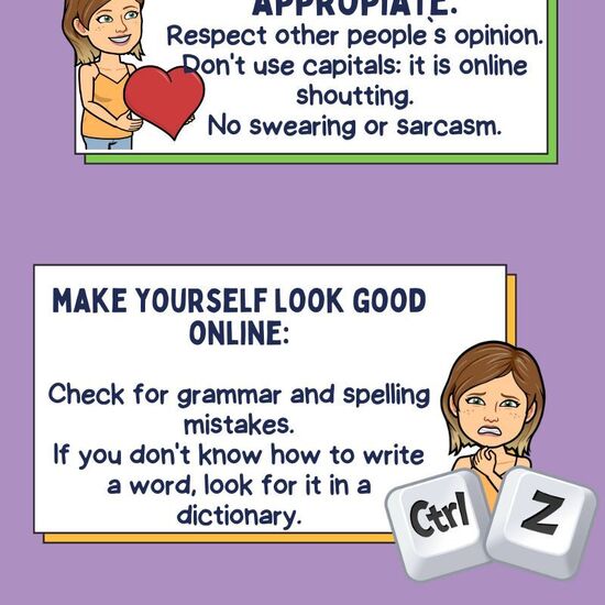 Normas netiqueta en inglés