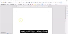 Hacer tablas con Libreoffice writer