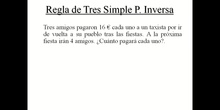Regla de Tres Simple PI