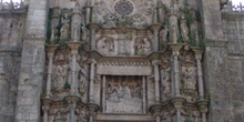 Portada de la Basílica de Santa María, Pontevedra, Galicia