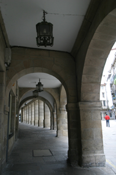 Soportales de la Plaza de Cervantes, Santiago de Compostela, La