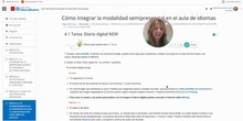 4.1 Tarea. Diario digital- curso Cómo integrar la modalidad semipresencial en el aula de idiomas
