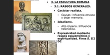 3. La escultura romana