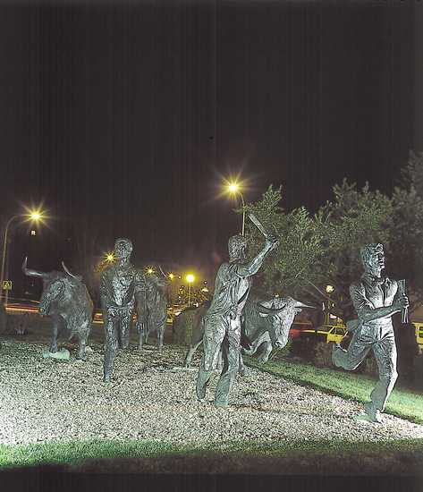 Monumento a los encierros en San Sebastián de los Reyes