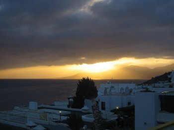 Anochecer en Lanzarote