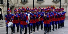 Cambio de guardia en el Palacio Presidencial en Lima, Perú