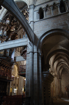 Interior de la Catedral de Tuy, Pontevedra, Galicia