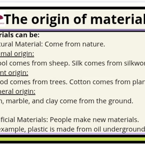 MATERIALS
