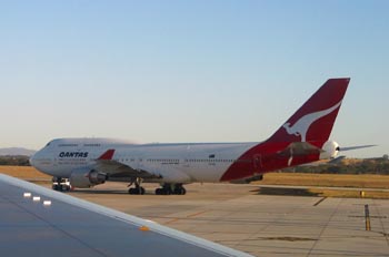 Boeing 747 de Quantas, Australia