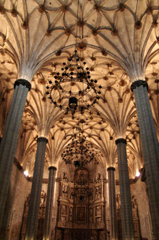 Bóvedas nervadas, Catedral de Barbastro