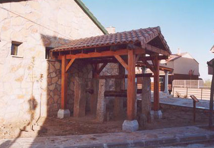 Detalle de un potro en Navalafuente