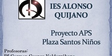APS GEOGRAFÍA HISTORIA DEL IES ALONSO QUIJANO