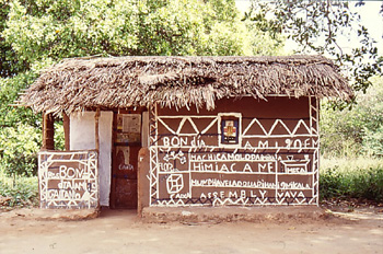 Casa pintada, Mozambique