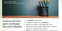 Instrucciones actividades