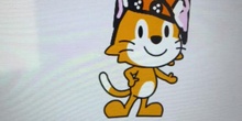 Consigna de carnaval llevado un sombrero a la programación con Scratch Jr