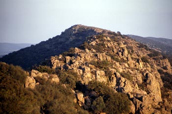 Roquedo en la Portilla del Tiétar - Parque de Monfragüe, Cáceres