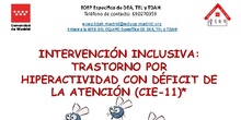 DOCUMENTO: Intervención inclusiva para TDAH. Desarrollo para ESO