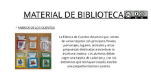 Infografía material de biblioteca - fomento de la lectura