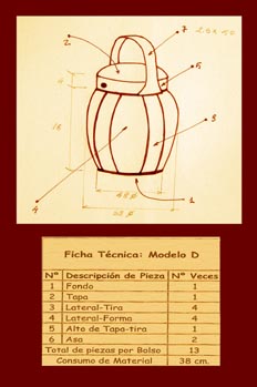 bolso redondo ficha técnica