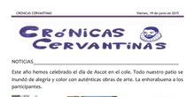 Crónicas Cervantinas - 19 de junio de 2015