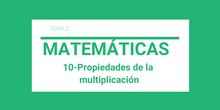 Propiedades de la Multiplicación