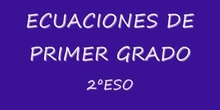 Ecuaciones de primer grado