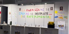 Stand del IES Enrique Tierno Galván en la Feria Madrid es Ciencia 2026