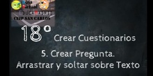 VT 18 5. Crear Pregunta de Arrastrar y Soltar sobre Texto