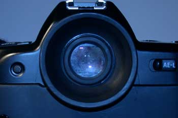 Visor de una cámara fotográfica