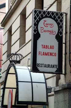 Tablao flamenco Torres Bermejas, Madrid