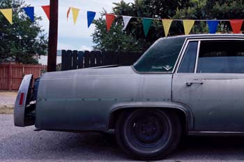 Parte trasera de un coche