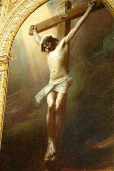 Imagen de cristo crucificado, Catedral de San Matías, Budapest,