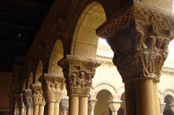Capiteles del claustro de la Catedral de Tudela, Navarra